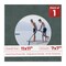 Dark Grey Suede Mat Board for 11x11 Frames - Circle Opening for 7x7 Photos